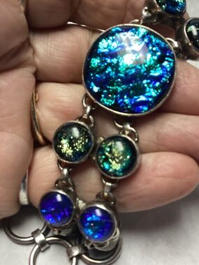 CONFETTI RARE STERLING BAUBLE BRAVELET. 💙💙💙💙💙